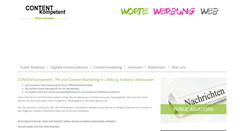 Desktop Screenshot of contentkompetent.de